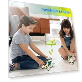 13-in-1 Solar Power Robots Creation Toy, Educational DIY Robotics Kit — Solar Power, Bottleboom