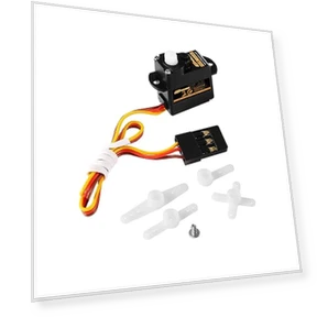 5PCS Мини сервопривод с пластиковой шестерней, 2G, для RC моделей — Сервоприводы