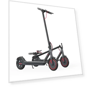 Portable Foldable Electric Scooter for Adults - 8.5" Solid Tires, 350W Motor — Electric Vehicles, Roinside