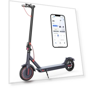 Electric Scooter for Adults with 350W Motor, 281Wh Battery, 8.5" Tires, Up to 22 Miles Range — Electric Vehicles, Qlaway