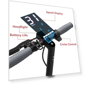 Electric Scooter for Adults with Dual Suspension and APP Control — Electric Vehicles, V1