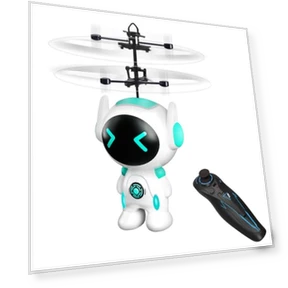 RC Flying Ball Drone for Kids - Remote Control Helicopter Toy — Interactive Figures & Robots, Ynybusi