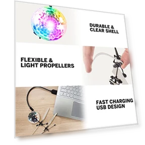 Flying Orb Ball Toy Hand Operated Spinner Drones for Kids - Mini UFO Drone Toys with Remote — Drones & UAV Technology, Force1