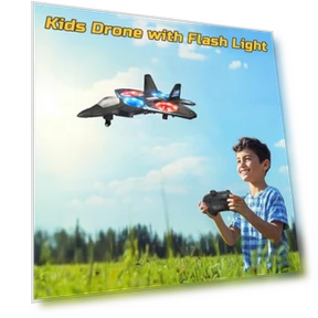 Foam RC Airplane Drone for Kids with Auto Hovering and 360° Flip — Flying Toys, HOLYFUN