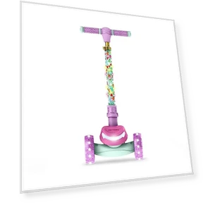 Character Kids Kick Scooter with LED Lights and Light-Up Wheels — Push Scooters, Jetson
