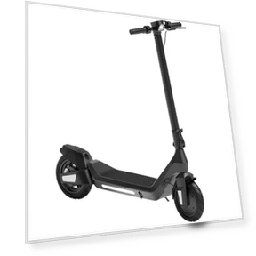 Foldable Electric Scooter with LED Display and Suspension — Electric Vehicles, Hover-1
