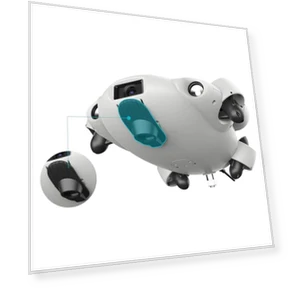 Underwater Drone with Robotic Arm, 4K60FPS, 360° Omnidirectional Movement — Drones & UAV Technology, FIFISH