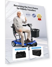 Foldable Electric Mobility Scooter for Adults with 22 Miles Range — Electric Vehicles, Aotedor
