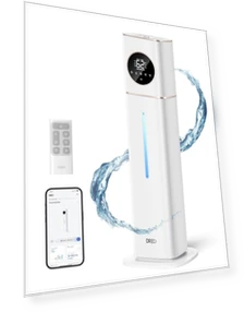 Smart Humidifier Large Room 700 ft², 100H Cool Mist Air Humidifiers for Bedroom — Air Moisture Control, Dreo