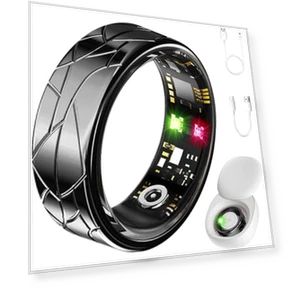 Smart Ring Fitness Tracker with Sleep Tracking and Heart Rate Monitor — Smartwatches, Jawploy
