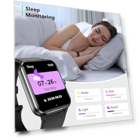 Smart Watch with Heart Rate Monitor, 100+ Sports Modes, IP68 Waterproof — Smartwatches, Blackview