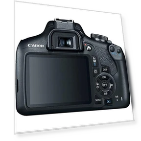 DSLR Camera with 2 Lens Kit, 24.1MP, Wi-Fi, NFC — Remote Controls, Canon