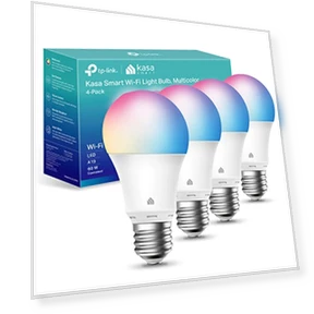 Full Color Changing Dimmable Smart WiFi Light Bulbs — LED, Kasa Smart