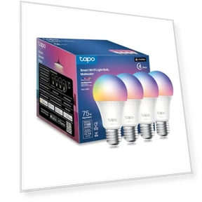 Smart Light Bulbs 16M Colors WiFi, Dimmable, Matter-Certified — LED, Tapo