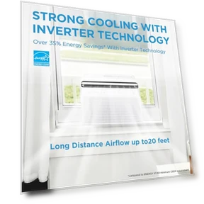 U Shaped Smart Inverter Window Air Conditioner — Window, Midea