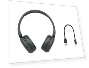 Wireless On-Ear Headphones with Microphone, Bluetooth 5.2 — In-Ear Headphones, Sony