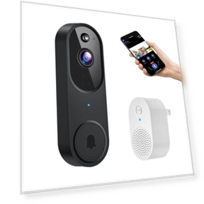 Wireless Smart Video Doorbell Camera with AI Human Detection — Kits, Shenzhen Puge Electronics Co., Ltd.