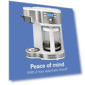 2-Way 12 Cup Programmable Drip Coffee Maker & Single Serve Machine — Single-Cup Coffee Makers, Hamilton Beach