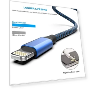 6Pack Fast Charging Lightning Cable for iPhone — Lightning, MUXA