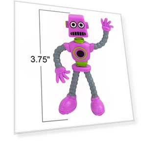 Bendable Robot Figures, Set of 12 Flexible Men — Stress Relievers, ArtCreativity