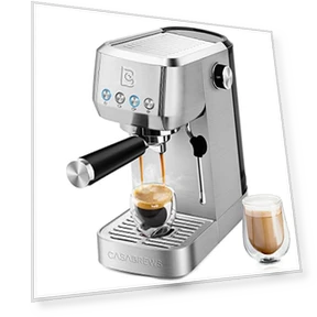 Essential Espresso Machine 20 Bar with Steam Frother — Coffee & Espresso Combos, CASABREWS