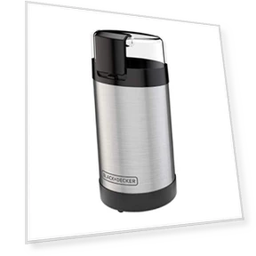 One Touch Coffee Grinder with Stainless Steel Blades — Electric Blade Coffee Grinders, BLACK+DECKER