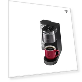 Single Serve K-Cup Pod Coffee Maker with WiFi Connectivity — Electric Blade Coffee Grinders, Keurig