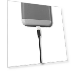USB-A to Lightning Charger Cable, MFi Certified for Apple Devices — Lightning, Amazon Basics