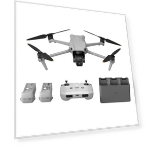 Air 3 Fly More Combo Drone with 4K Camera, Dual Cameras, Extended Flight Time — Drones & UAV Technology, DJI
