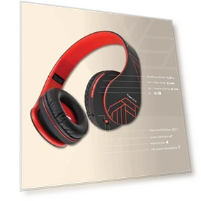 Bluetooth Over-Ear Headphones — Внутриканальные наушники, PowerLocus