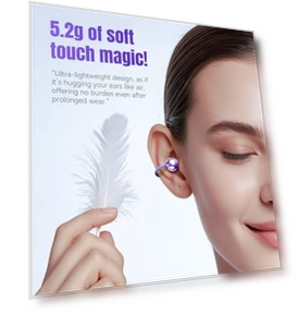 Clip on Earbuds Open Ear Wireless Bluetooth Headphones with Mic — Bluetooth Headsets, King Lucky