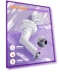 Electric Spin Scrubber — Brushes, NBONEBS
