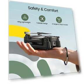 Foldable FPV Drone with 1080P WiFi Camera — Drones & UAV Technology, Holy Stone