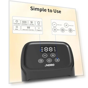 Portable Ceramic Space Heater with Adjustable Thermostat — Portable Heating Solutions, JNDRO