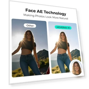 Self-Flying Camera Drone with Follow Me Mode, 2.7K HDR Video, Foldable Design — Drones & UAV Technology, HOVERAir