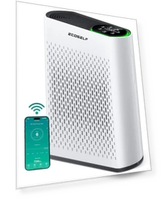 Smart WiFi Air Purifier for Large Rooms up to 1400 Ft² — Electrostatic Air Purifiers, ECOSELF
