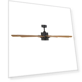12-Blade Smart Home Ceiling Fan with LED Light Kit — Ceiling Fan Wall Controls, WAC Lighting