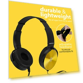 Classroom Headphones Bulk 5 Pack — In-Ear Headphones, Sonitum