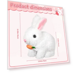 Interactive Realistic Bunny Toy — Plushies, Jiaarjia