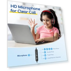 Kids Headphones with Microphone — In-Ear Headphones, EarFun