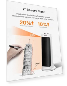 Fast Heating Tower Heater — Portable Heating Solutions, PELONIS
