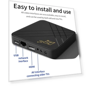 4K HD Android TV Box — Ultra HD Media Players, D9