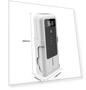 Infrared Thermometer with Automatic Sterilization Dispenser — Temperature Measurement Devices