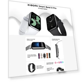 Smart Watch with AMOLED Screen and Health Monitoring — Smartwatches, Xiaomi