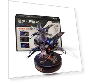 The Storm Beetle DIY Moveable Mechanic Organism 3D Puzzle — Educational, Robotime