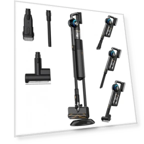 Cordless Vacuum Cleaner with Smart Dust Collection Station — Smart Cleaning Robots, JIGOO
