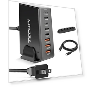 8 Ports Fast Charging Station — Charging Solutions, Techpi