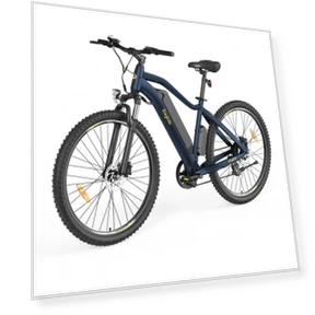 Electric Bike with Hydraulic Brake and Mountain Tires — Electric Self-Balancing Scooters, Eleglide