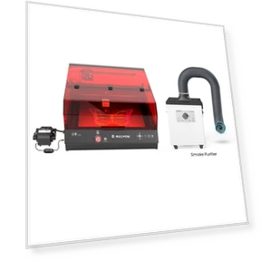 FDA Class 1 Laser Engraver with Smoke Purifier — Engraving Equipment & Accessories, Mecpow