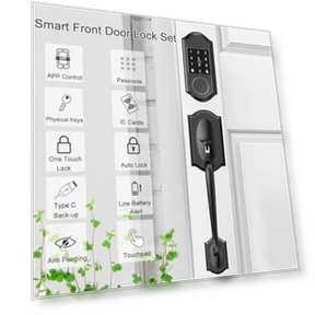 Keyless Entry Deadbolt with Handle Set — Deadbolts, Narpult Smart